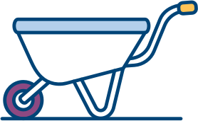 Volunteer to clean and maintain outdoor spaces for families